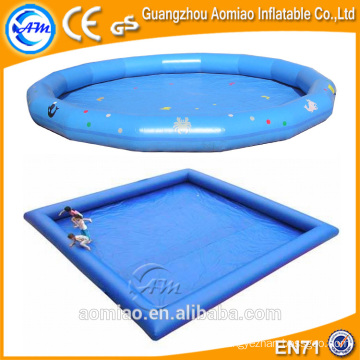 0.9mm PVC High quality inflatable ball pool, square/round inflatable water swimming pool